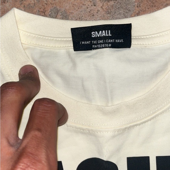 Pleasures Boxy Heavyweight Off White Tee - Picture 4 of 5